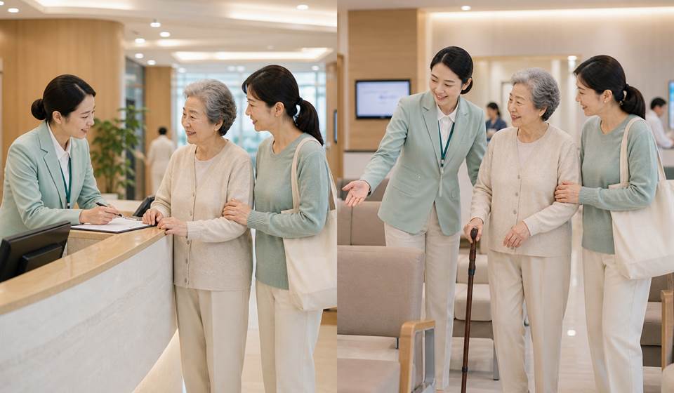 접수·대기 과정 보조