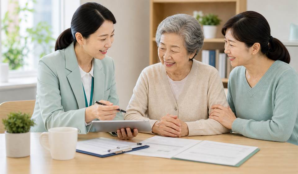 장기요양 절차 확인